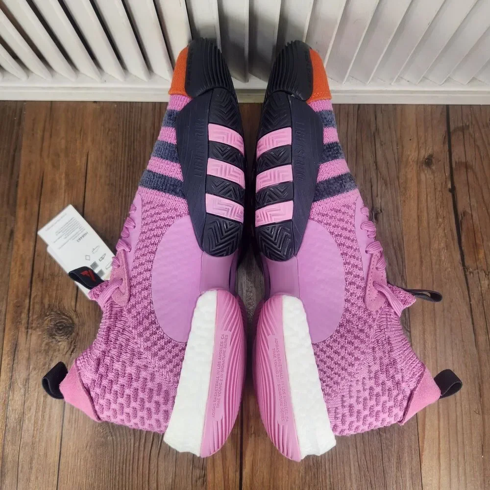 Adidas Trae Young 2 Stratosphere Pulse Lilac Mens Sz 9.5 Basketball Shoes H06483
